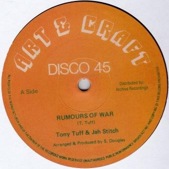 Tony Tuff & Jah Stitch : Rumours Of War | Maxis / 12inch / 10inch  |  Oldies / Classics