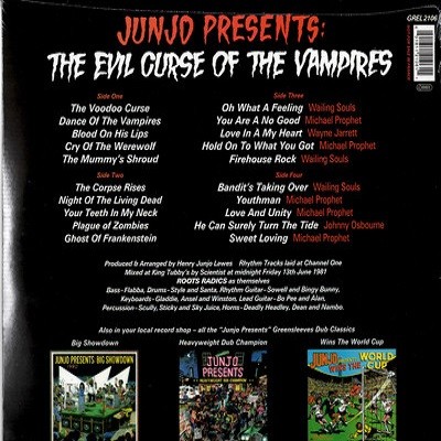 Junjo Presents : The Evil Curse Of The Vampires | LP / 33T  |  Oldies / Classics