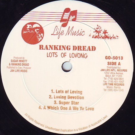 Ranking Dread : Lots Of Loving Ranking Dread : Lots Of Loving | LP / 33T | Oldies / Classics