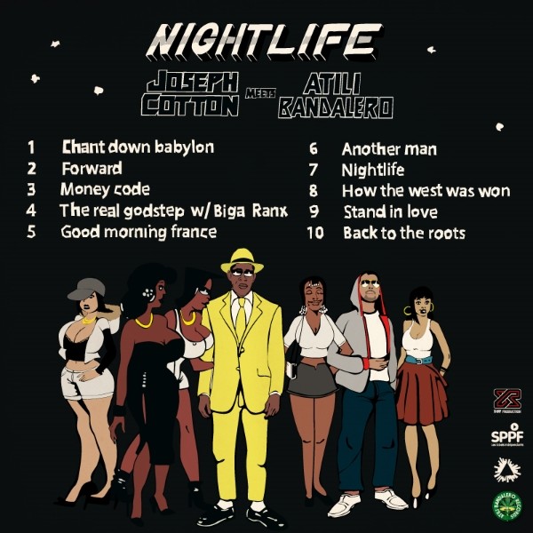 Joseph Cotton Ft Atili Bandalero : Nightlife | LP / 33T  |  Dancehall / Nu-roots