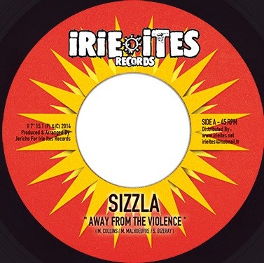Sizzla : Away From The Violence | Single / 7inch / 45T  |  Dancehall / Nu-roots
