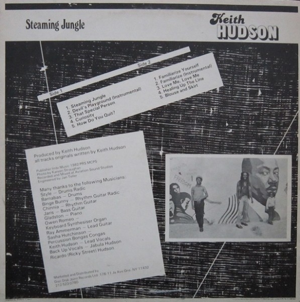 Keith Hudson : Steaming Jungle Keith Hudson : Steaming Jungle | LP / 33T | Oldies / Classics
