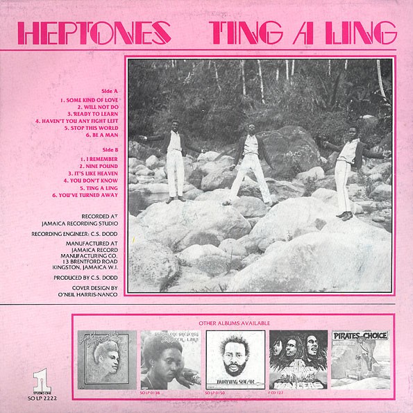 Heptones : Ting A Ling Heptones : Ting A Ling | LP / 33T | Oldies / Classics