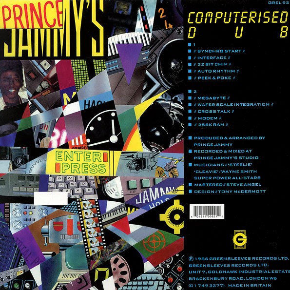 Prince Jammy : Computerised Dub | LP / 33T  |  Oldies / Classics