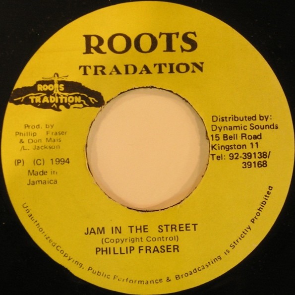 Phillip Fraser : Jam In The Street | Single / 7inch / 45T  |  Oldies / Classics