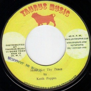 Keith Poppin : Hold Not Peace | Single / 7inch / 45T  |  Oldies / Classics