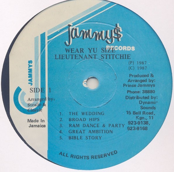 Lt Stitchie : Wear Yu Size Lt Stitchie : Wear Yu Size | LP / 33T | Oldies / Classics