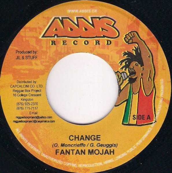 Fantan Mojah : Change Fantan Mojah : Change | Single / 7inch / 45T | Oldies / Classics