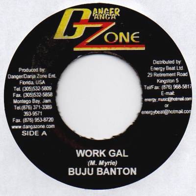 Buju Banton : Work Gal | Single / 7inch / 45T  |  Oldies / Classics