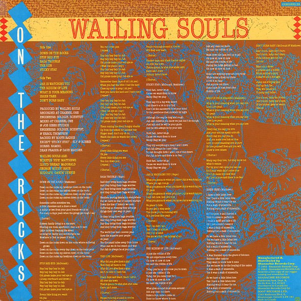 Wailing Souls : On The Rocks | LP / 33T  |  Oldies / Classics