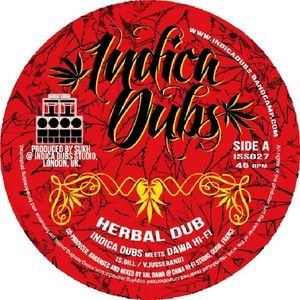 Indica Dubs Meets Dawa Hi-fi : Herbal Dub | Single / 7inch / 45T  |  UK