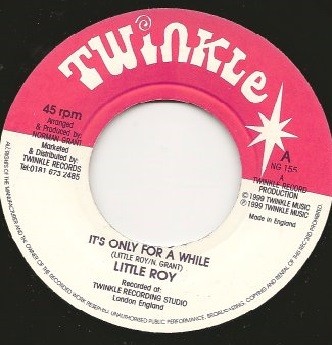 Little Roy : It's Only For A While | Single / 7inch / 45T  |  UK