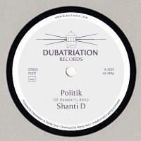 Shanti D : Politik | Single / 7inch / 45T  |  UK