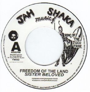 Sista Beloved : Freedom Of The Land | Single / 7inch / 45T  |  UK