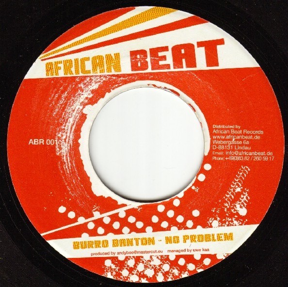 Burro Banton : No Problem | Single / 7inch / 45T  |  Dancehall / Nu-roots