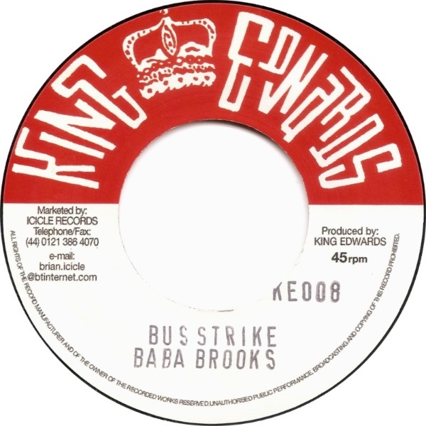 Baba Brooks : Bus Strike | Single / 7inch / 45T  |  Oldies / Classics