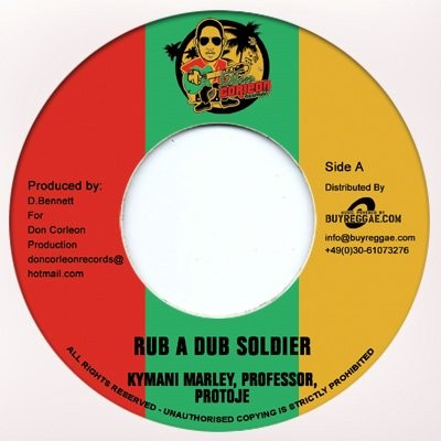 Ky Mani Marley, Professor , Protoje : Rub A Dub Soldier | Single / 7inch / 45T  |  Dancehall / Nu-roots