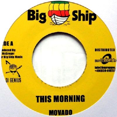 Mavado : This Morning | Single / 7inch / 45T  |  Dancehall / Nu-roots