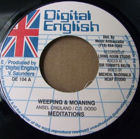 Meditations : Weeping & Moaning | Single / 7inch / 45T  |  Oldies / Classics