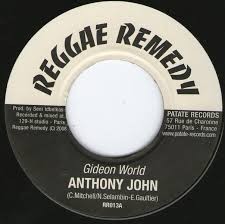 Anthony John : Gideon World | Single / 7inch / 45T  |  Dancehall / Nu-roots