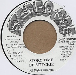 Lt Stitchie : Story Time | Single / 7inch / 45T  |  Dancehall / Nu-roots