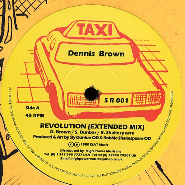 Dennis Brown : Revolution ( Extended Mix ) Dennis Brown : Revolution ( Extended Mix ) | Maxis / 12inch / 10inch | Oldies / Classics
