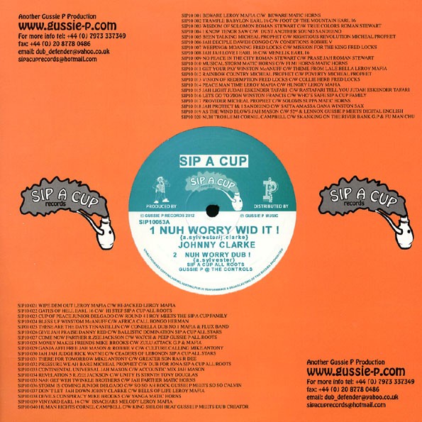 Johnny Clarke : Nuh Worry Wid It ! Johnny Clarke : Nuh Worry Wid It ! | Maxis / 12inch / 10inch | UK