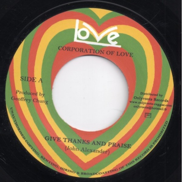 Corporation Of Love : Give Thanks And Praises Pt. 1 | Single / 7inch / 45T  |  Oldies / Classics