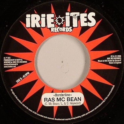 Ras Mcbean : Borderline | Single / 7inch / 45T  |  Dancehall / Nu-roots