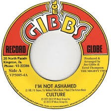 Culture : I'm Not Ashamed | Single / 7inch / 45T  |  Oldies / Classics