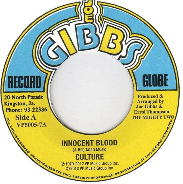 Culture : Innocent Blood | Single / 7inch / 45T  |  Oldies / Classics
