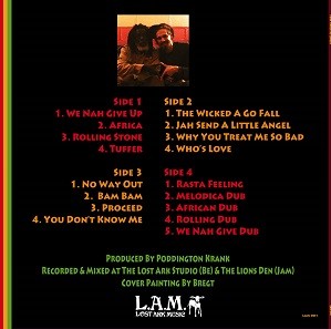 Pura Vida & The Congos : We Nah Give Up Pura Vida & The Congos : We Nah Give Up | LP / 33T | Dancehall / Nu-roots