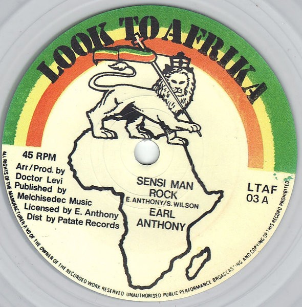 Earl Anthony : Sensi Man Rock | Single / 7inch / 45T  |  Oldies / Classics