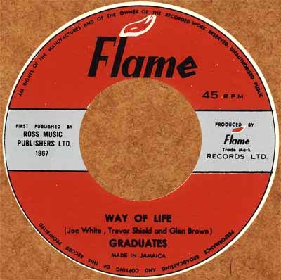 Graduates : Way Of Life | Single / 7inch / 45T  |  Dancehall / Nu-roots