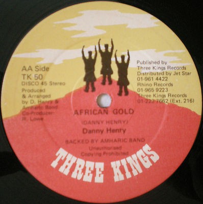 Danny Henry : African Gold | Single / 7inch / 45T  |  UK