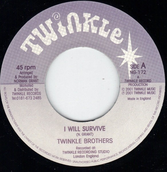 Twinkle Brothers : I Will Survive | Single / 7inch / 45T  |  UK
