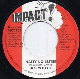 Big Youth : Natty No Jester | Single / 7inch / 45T  |  Oldies / Classics