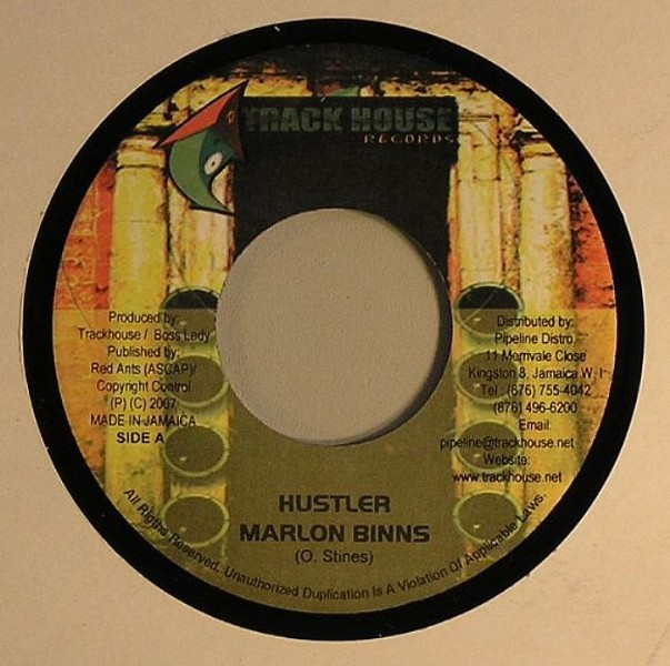 Marlon Binns : Hustler | Single / 7inch / 45T  |  Dancehall / Nu-roots