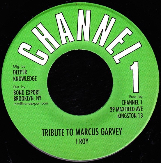 I Roy : Tribute To Marcus Garvey | Single / 7inch / 45T  |  Oldies / Classics