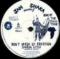 Sharon Little : Don't Mash Up Creation | Maxis / 12inch / 10inch  |  UK