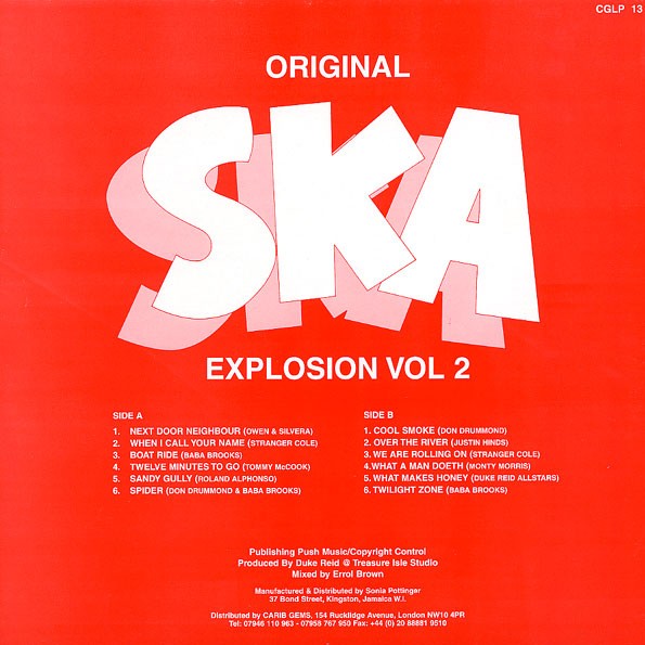 Various : Original Ska Explosion Vol.2 Various : Original Ska Explosion Vol.2 | LP / 33T | Oldies / Classics