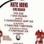 Matic Horns : King Solomon | LP / 33T  |  UK