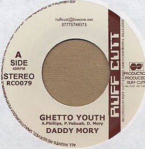 Daddy Mory : Ghetto Youth | Single / 7inch / 45T  |  Dancehall / Nu-roots