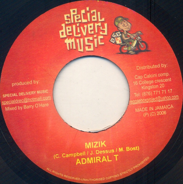 Admiral T : Mizik | Single / 7inch / 45T  |  FR