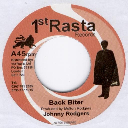 Johnny Rodgers : Back Bitter | Single / 7inch / 45T  |  UK