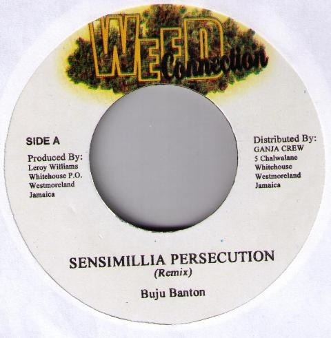 Buju Banton : Sensimillia Persecution | Single / 7inch / 45T  |  Dancehall / Nu-roots