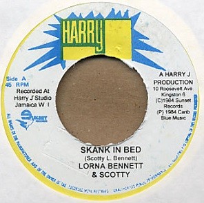 Scotty & Lorna Bennett : Skank In Bed | Single / 7inch / 45T  |  Oldies / Classics