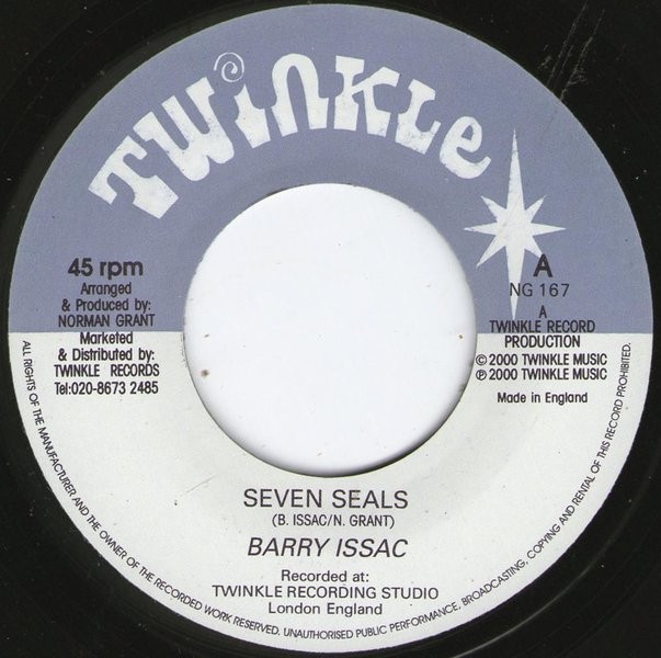 Barry Issac : Seven Seals | Single / 7inch / 45T  |  UK
