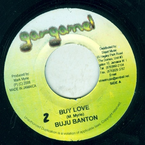 Buju Banton : Buy Love | Single / 7inch / 45T  |  Dancehall / Nu-roots