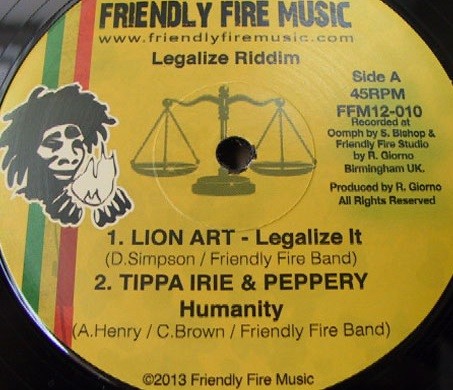Lion Heart : Legalize It | Maxis / 12inch / 10inch  |  UK